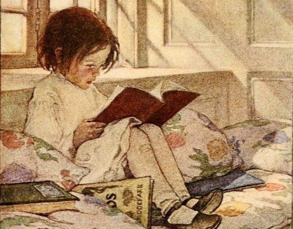 Girls Reading