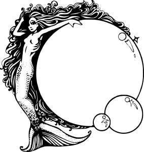 Mermaid bathroom decoration